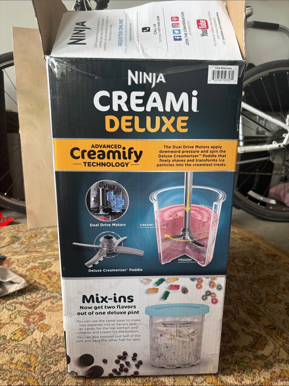 Ninja Creami Deluxe Ice Cream & Frozen Drink Maker - Black, Gray - Picture 3 of 4